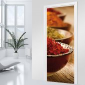 Spices Door Stickers