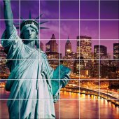 Statue of Liberty - Tiles Wall Stickers