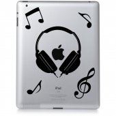 Sticker pentru Ipad 2 Muzica