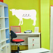 Sticker tabla velleda Vaca