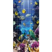 Stickers carrelage poissons