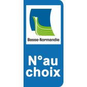 Stickers Plaque Basse Normandie