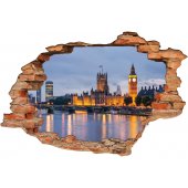 Stickers Trompe l'oeil 3D London