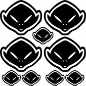 ufo Decal Stickers kit