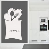 Wandtattoo Velleda weisse Tafel Kochen