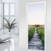 Wooden Bridge Door Stickers