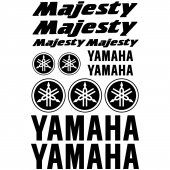 Yamaha Majesty Decal Stickers kit