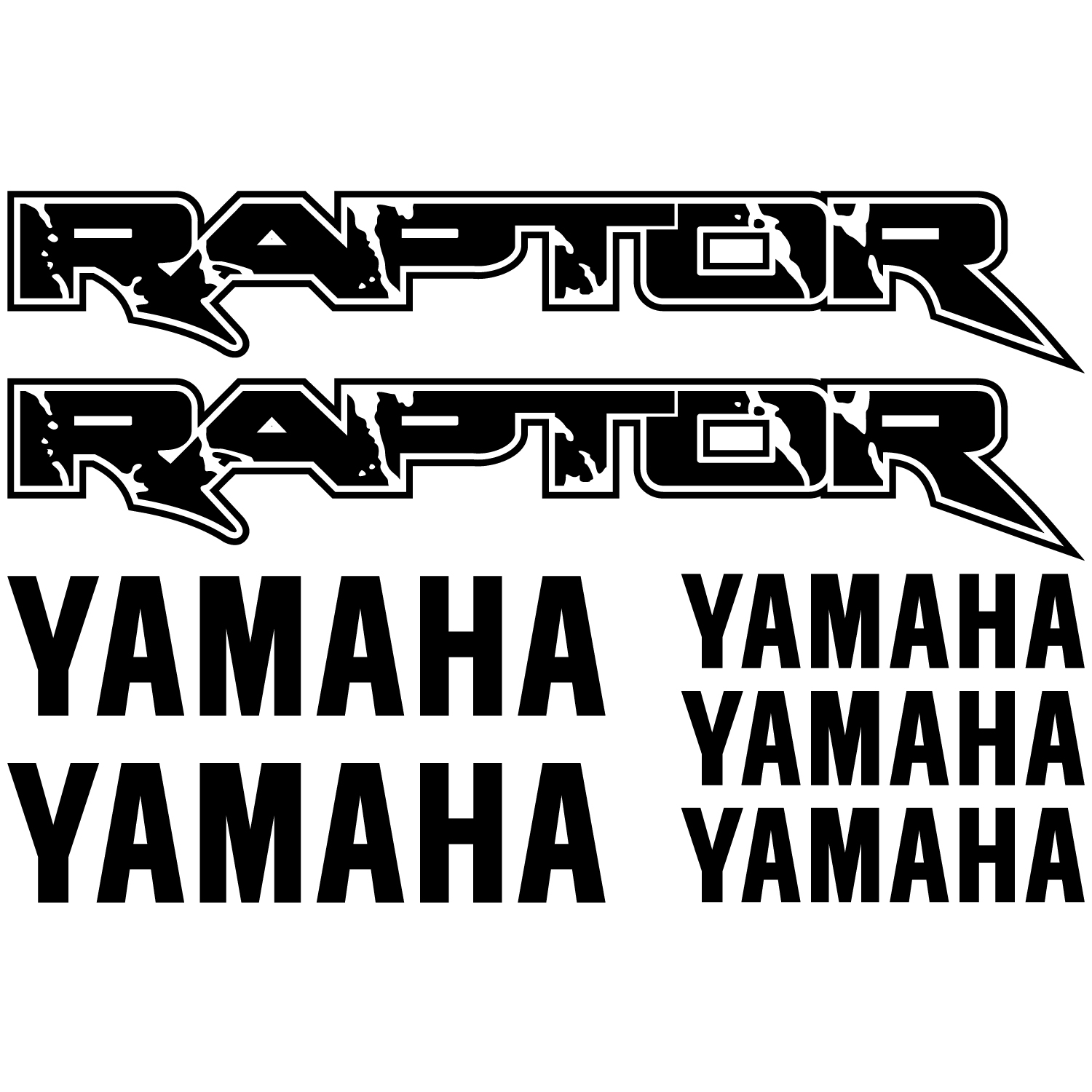 raptor sticker vector Cher Stickers Pas Yamaha RAPTOR