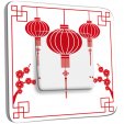 Interrupteur Décoré Simple Va et Vient - Design Chinois