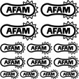 Kit stickers afam