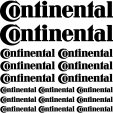 Kit stickers continental