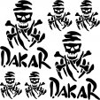 Kit stickers dakar