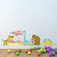 kit stickers dinosaures