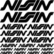 Kit stickers nissin