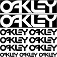 Kit stickers oakley