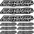 Kit stickers pro circuit