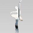Miroir Plexiglass Acrylique - Danseuse de Ballet 1