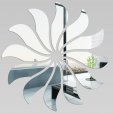 Miroir Plexiglass Acrylique - Fleur 4