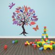 Stickers arbre papillon libellule