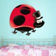 Stickers coccinelle