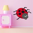 Stickers Coccinelle