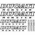 Stickers Ducati monster