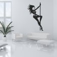 Stickers femme pole dance