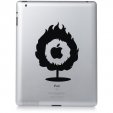 Stickers ipad 2 flamme