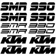 Stickers Ktm 990 smr