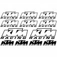 Stickers ktm racing