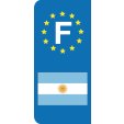 Stickers Plaque Argentine