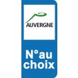 Stickers Plaque Auvergne