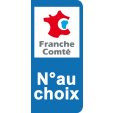 Stickers Plaque Franche Comté