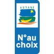 Stickers Plaque Guyane