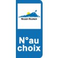 Stickers Plaque La Réunion