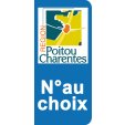 Stickers Plaque Poitou Charentes