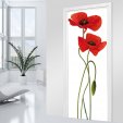 Stickers Porte - Coquelicots