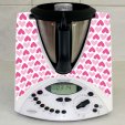 Stickers Thermomix TM 31 Coeurs en folies 