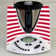 Stickers Thermomix TM 31  Rayé rouge 3 