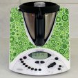 Stickers Thermomix TM 31 Rond design vert 