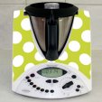 Stickers Thermomix TM 31 Vert a pois 