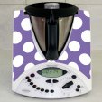 Stickers Thermomix TM 31 Violet à pois 