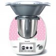 Stickers Thermomix TM 5 Rose a pois