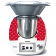 Stickers Thermomix TM 5  Rouge étoilé 2