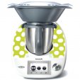 Stickers Thermomix TM 5 Vert a pois