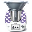 Stickers Thermomix TM 5 Violet à pois