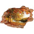 Stickers Trompe l'oeil 3D Lac 2