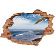 Stickers Trompe l'oeil 3D mer 2