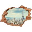 Stickers Trompe l'oeil 3D Paris 2