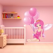 Adesivo Murale bambino principessa